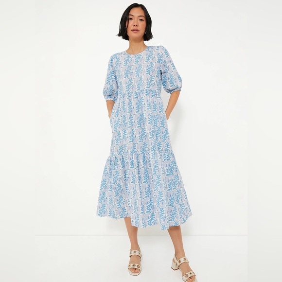 Tuckernuck Dresses & Skirts - SZ BLOCKPRINTS Tuckernuck Lavender and Cornflower Blue Gaia Dress